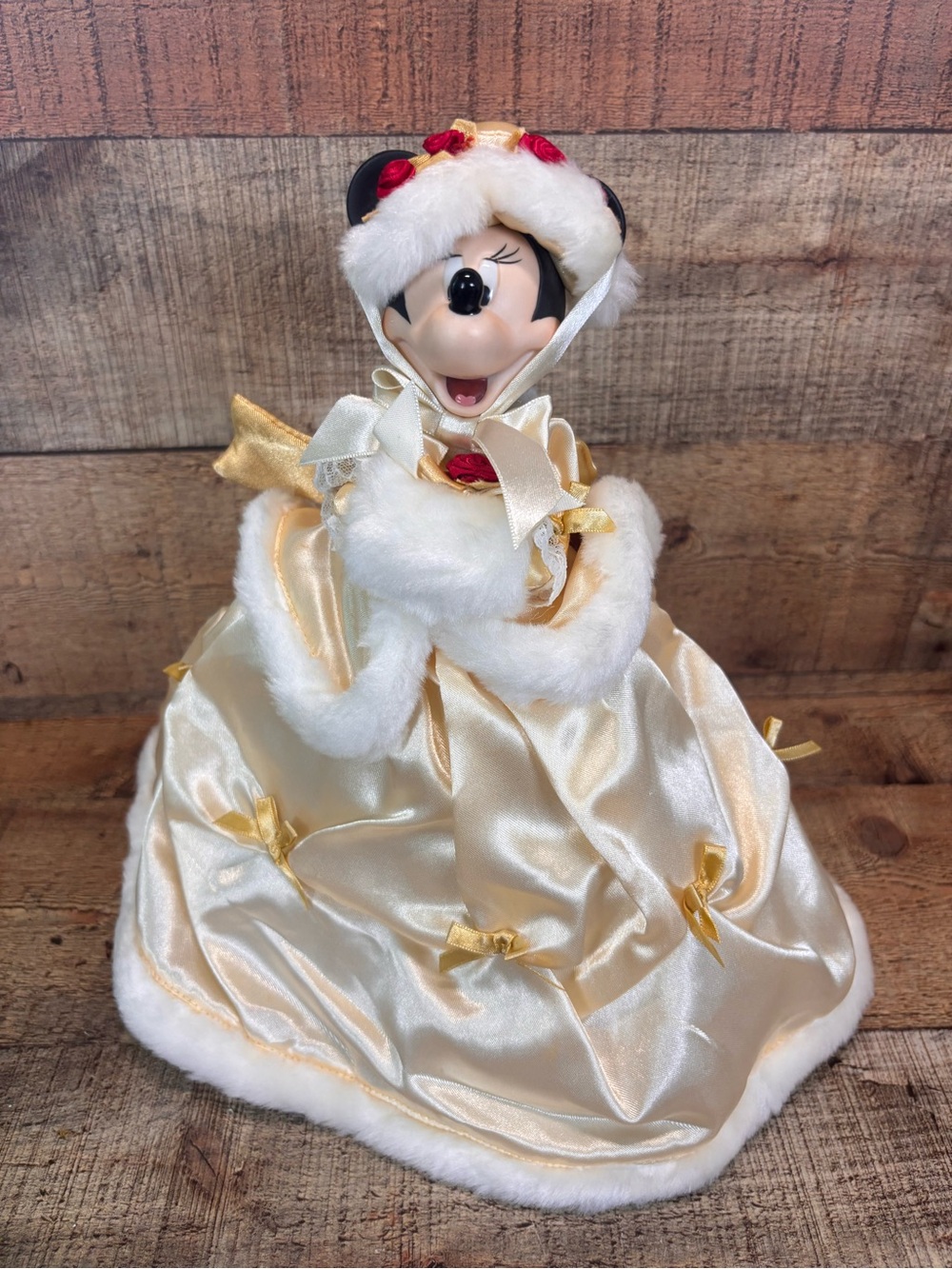 Disney Minnie Mouse Victorian Christmas (No Box) Holiday Collection Tree Topper